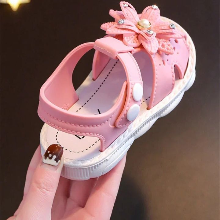 Solid%20Bow%20Children's%20Summer%20Shoes%20Cute%20PVC%20Beach%20Non%20Slip%20Sandals%20For%20Baby%20Girls%20Footwear%20Soft%20Infant%20Kids%20Fashion%20Sandals%20-%20Image%206