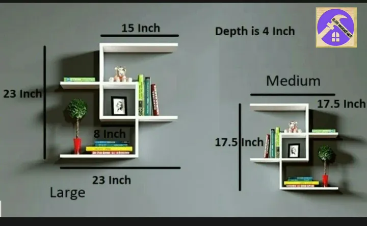 wooden%20wall%20decoration%20rack%20shelves%20bed%20room%20living%20room%20-%20Image%202