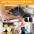Air Fryer Silicone Pot Thick Reusable Silicone Square Air Fryer Liners Replacement of Parchment Liner Paper Air Fryer Basket. 