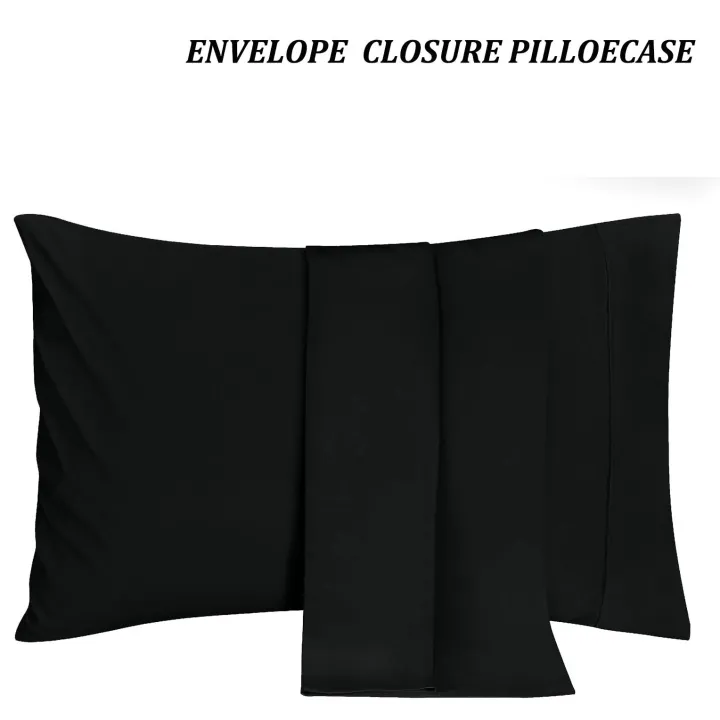 Basics Lightweight Super Soft Easy Care Microfiber Pillow case, Pack of 1, 30" L x 20" W, Pillows Not Included