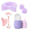 6-piece ice roller facial skin care ice roller set facial roller scraping facial tool face wash skin care three-piece set.