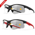 2 Pairs Fashion Photochromic Sunglasses for Men and Women Sports Outdoor Eyewear Camping Hiking Driving Glasses UV400. 