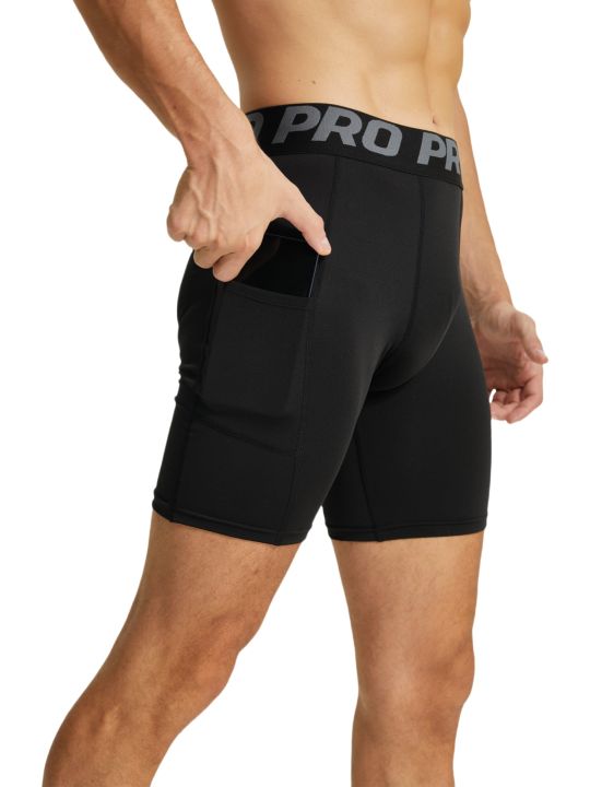 Men's%20Compression%20Shorts%20with%20Pocket%20Spandex%20Running%20Sport%20Athletic%20Workout%20Performance%20Underwear%20-%20Image%203