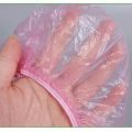 Women's Disposable Shower Cap, Plastic Waterproof Head Cover, Pink Spa Salon, Hotel Hair Dye, Elastic Hair Cap, 100 Pieces/set. 