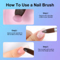 Kolinsky Nail Brush for Manicure Gel Brush for Nails Art Brush 3D Acrylic Liquid Powder Carving Gel Brush Liner Drawing Pen. 