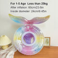 1PC New Mermaid Pocket Loop Underarm Swimming Lifebuoy Children's Beach Swimming Pool Party Floating Toy.