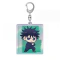 Anime Jujutsu Kaisen Acrylic Keychain Yuji Itadori Naoya Zenin Yuta Okkotsu Megumi Fushiguro Choso Keyring Cosplay Accessories. 