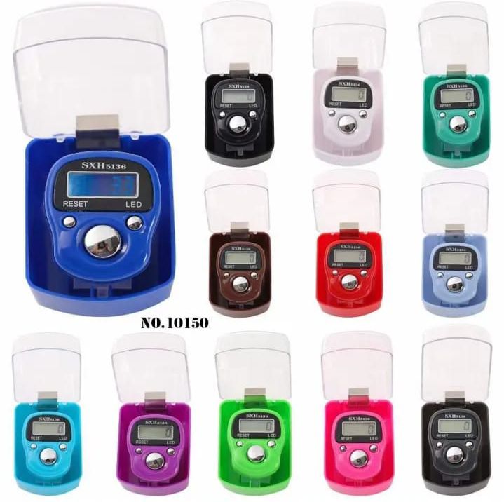 LED tasbeeh counter with box (Random colour)