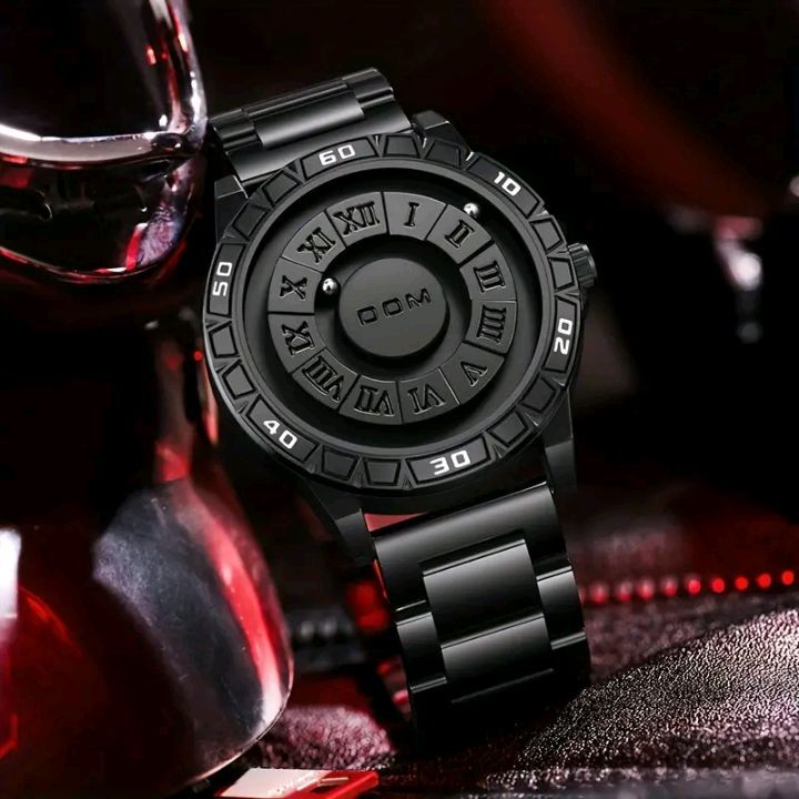 Magnetic Ball Watch – roman Dial Armless Watch for Men | Rotating Beads Timepiece | Unique Modern roman Watch | Stylish  Watch