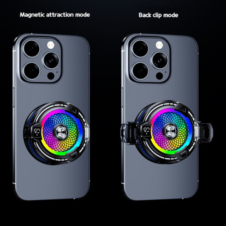 FS18%20AI%20Mobile%20Cooler%2030W%20Magnetic%20Back-clip%20Ice%20Cooling%20Radiator%20Digital%20Display%20RGB%20Light%20Gaming%20Cooler%20Temperature%20Control%20-%20Image%205