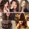 VELCRO Hair Rollers self-grip curling set +Clips in Different 3 Sizes (6 PCS). 
