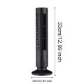 LED Tower Fan Bladeless Tower Fan 90 Degree Oscillating Quiet Portable USB Electric Desk Fan with Light for Home Bedroom Office. 