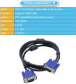 1080P VGA to VGA Extension Cable Male to Male VGA Video Converter Cables With Magnetic Ring for Computer Monitor Projector HDTV. 