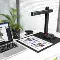 NETUM Book Scanner T101 Autofocus Document Scanner Max A4 A3 Size with Smart OCR Led Table Desk Lamp for Family Home Office. 