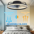 Ceiling Fans With Remote Control and Light LED Lamp Fan Smart Silent Ceiling Fans For Bedroom Living Room Decor Ceiling Lamp. 