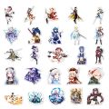 💥Ready to ship💥New Genshin impact 50 sheets cartoon anime sticker waterproof removable sticker gengshin. 