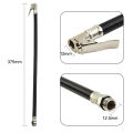 Air Tyre Inflator Pressure Car Auto Tire Hose Pump Gauge Hose Connector Flexible For Automobile Tires Fast Inflatable Rods. 