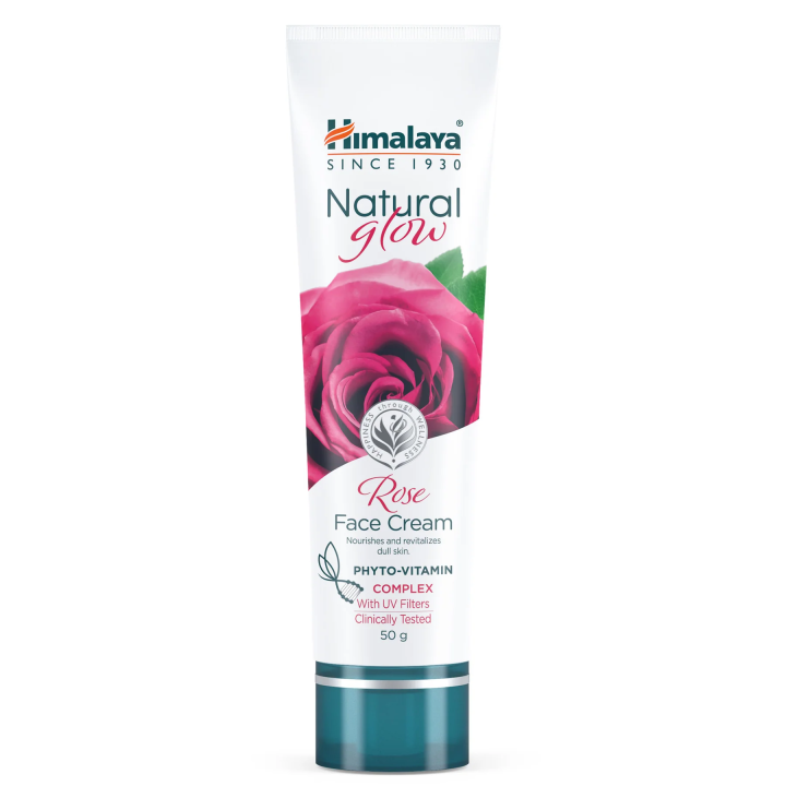 Facial Cream Extracted from Pure Roses and Vitamin E. Helps Nourish and Revitalize Dull Skin. Natural Glow Rose Face