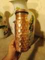 Premium Copper Water Bottle HandCrafted Pure Copper made in 1 piece no joint Hygiene Delicately Crafted in Pakistan 800ml Hammered   Akbar Arts. 