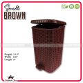 High Quality Knit & Knot Design Luxury Paddle Bin For House & Office Use - Premium Knit & Knot Design Luxury Paddle Bin - BPA Free Plastic Good Material Paddle Dustbin. 