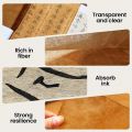 20/50/100pcs Antique-Style Cicada-Wing Calligraphy Paper - Handmade Semi-Transparent Loose-Leaf Sheets with Vintage Plant Dyes,.