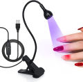 UV Nail Lamp 395nm Led Ultraviolet Lights UV Led Desk Lamp Black Light Manicure Dryer UV Curing Light for Resin Curing Nail Art.