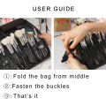 29 Holes Professional Fold Waterproof Women Makeup Brush Tools Bag Organizer Travel Powder Cosmetic Sets Toiletry Case Holder. 