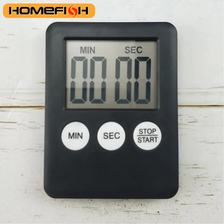 Digital Electronic Kitchen Timer Multi-Function Electronic Timer Stopwatch LCD Display Mini for Sports Exercise Baking Cooking