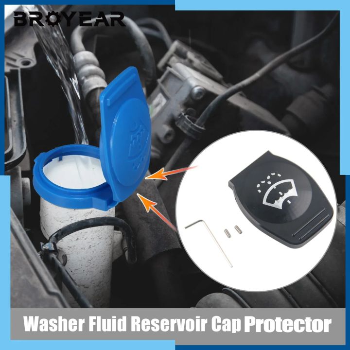 Broyear%20High%20Quality%20Aluminum%20Windshield%20Wiper%20Washer%20Cap%20Fluid%20Reservoir%20Cap%20Protector%20For%20Vw%20Audi%20Porsche%203Q0955455%2018G955455A%20-%20Image%206