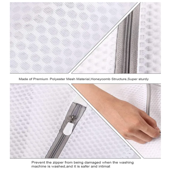 3pcs%20Zippered%20Mesh%20Laundry%20Bag%20Polyester%20Laundry%20Wash%20Bags%20Coarse%20Net%20Laundry%20Basket%20Laundry%20Bags%20for%20Washing%20Machines%20Bra%20Bag%20-%20Image%205