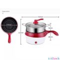 Multi-function Portable Cooker Non-stick Stainless Steel Electric Skillet Fry Pan Rice Cooker Best Quality. 