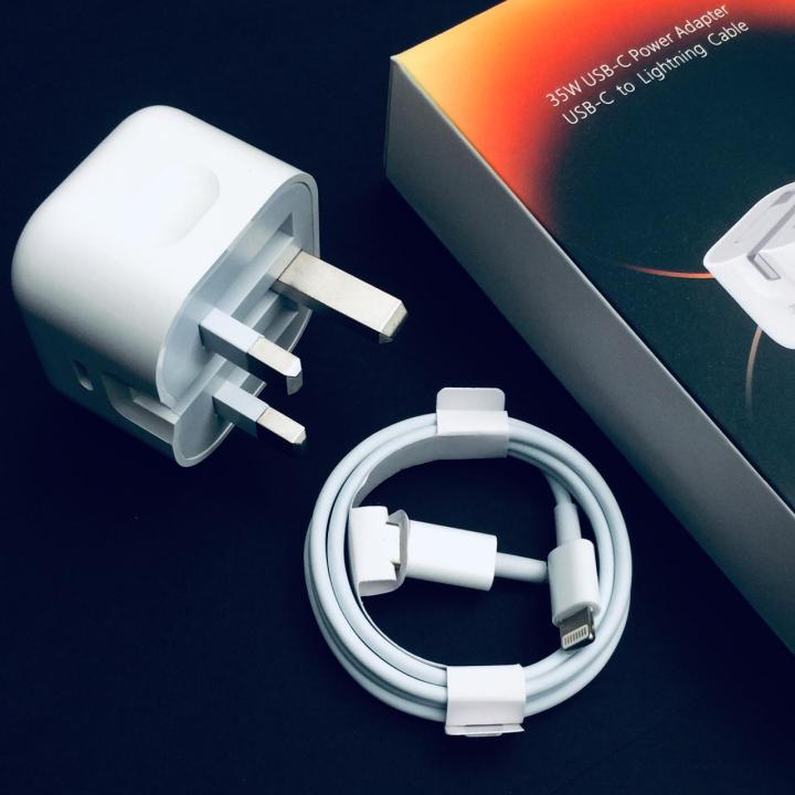 Iphone%20Charger%2035%20Watt%20Three%20Pin%20Power%20Adapter%20With%20USB-C%20To%20Lightning%20Cable%20-%20Image%203