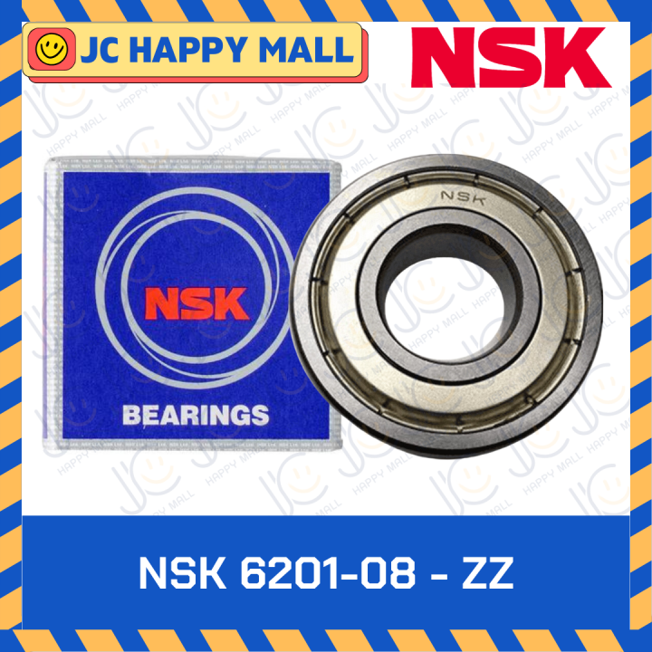NSK 6201-08 ZZ thrust ball bearing inner hole 12.7 inner hole 32mm thickness 10mm NSK 6201-8 (12.7x32x10)