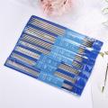5PCS 20CM Stainless Steel Knitting Needles Set 2-5MM Double Pointed Straight Knitting Needles For Sweaters Knitting Project. 