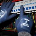 Electrician Gloves, 1000V High Voltage Resistant Gloves,Flexible and Anti Slip- Electric Safety Hand Gloves.