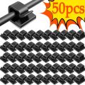 50PCS Cable Clips For Car Dash Camera Dashboard Cable Clip Organizer Cars Phone Charger Cord Holder Manager USB Line Fastener. 