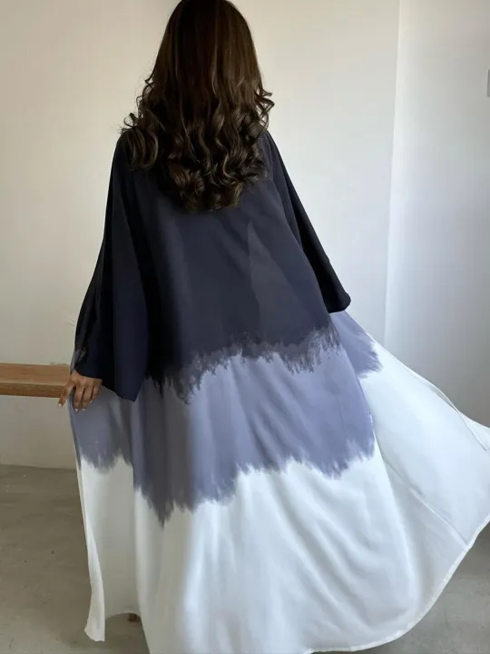 Abaya%20Fashion%20Midi%20Dress%20for%20Women;%20Middle%20East%20Muslim%20Long%20Robe%20with%20Tie-Dye%20Printed%20Cape%20for%20Spring%20and%20Summer%20-%20Image%204