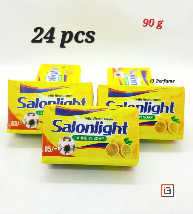 Salonlight Soap 24  pcs With Real Lemon Laundry Soap