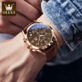 Men Leather Analoge Quartz Fashion Watch for Men. 