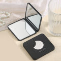 Portable makeup mirror portable double sided small mirror handle pocket magnifying makeup mirror gold portable folding. 