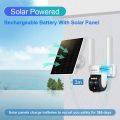 LS VISION 2K Dual Lens WIFI Solar Camera Outdoor 10X Optical Zoom Two-way Audio Color Night Vision Bulit-in Battery Security Cam. 
