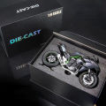 1:9 V4S Kawasaki H2R H2 BMW S1000RR Large Motorcycle Alloy Model Collection Serie Decoration  Box. 