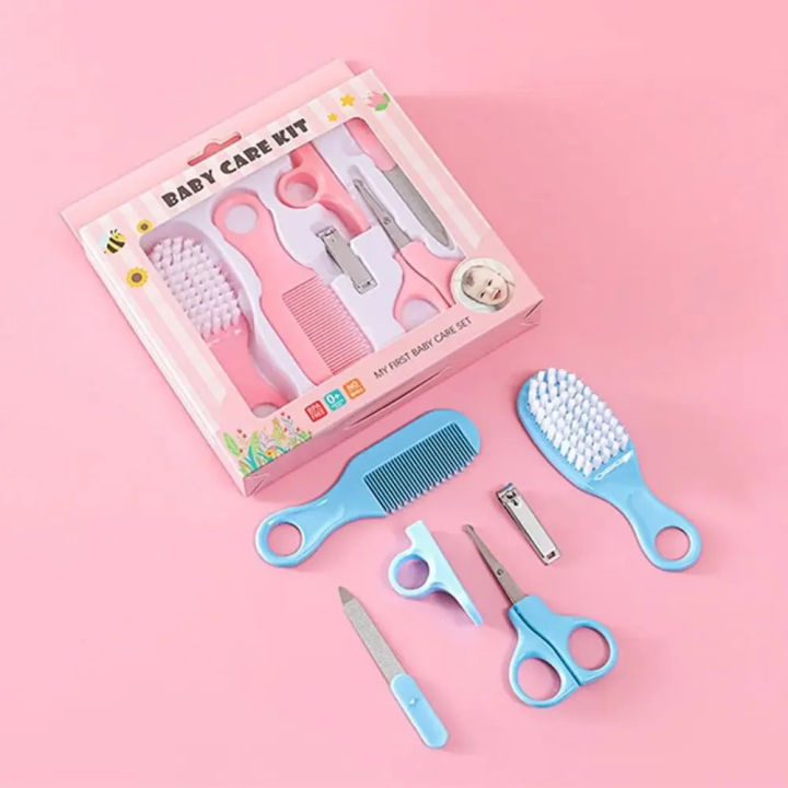 6%20Pcs%20Newborn%20Baby%20Nail%20Hair%20Daily%20Care%20Kit%20Infant%20Kids%20Grooming%20Brush%20Comb%20and%20Manicure%20Home%20Set%20-%20Image%205