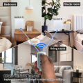 1/2/3gang 433Mhz Touch Wall Switch Light Switches With Glass Panel Eu Standard And Wireless Remote Controller RF433. 