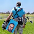 2 count Funny Microfiber Premium Golf Towels, Printed Golf Towels for Golf Bags for Men&Women, Great Golf Accessories. 