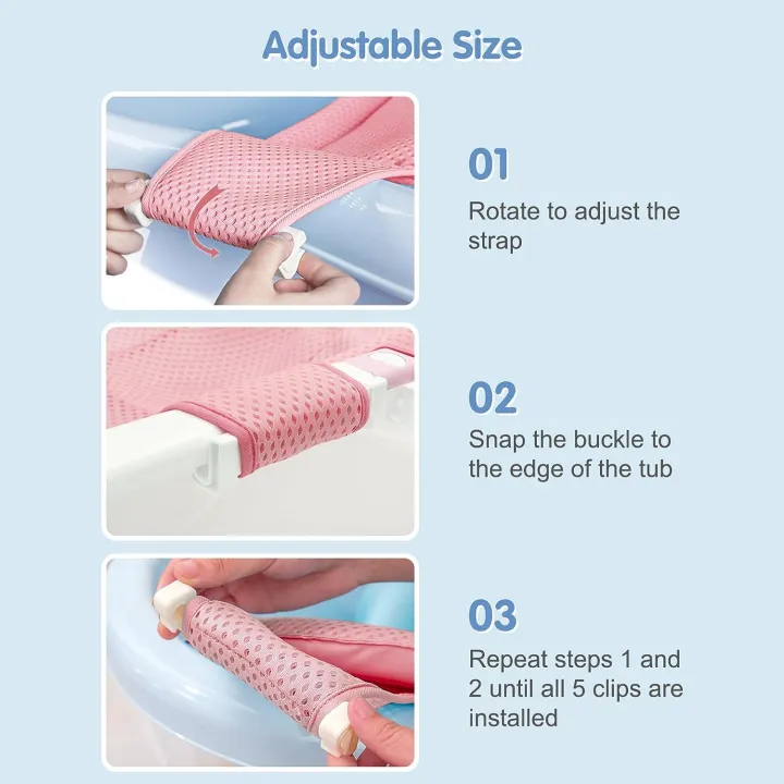 Baby%20Bath%20Cushion%20Pad,%20Newborn%20Bathtub%20Mat,%20Infant%20Bath%20Supporter%20Net,%20Baby%20Bathtub%20Pillow,%20Nonslip%20Floating%20Bathing%20Tub%20Seat%20-%20Image%204