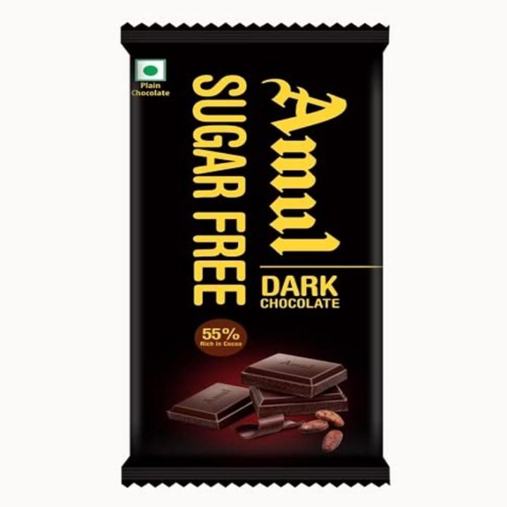 Amul Sugar Free Dark Chocolate, 35 grams