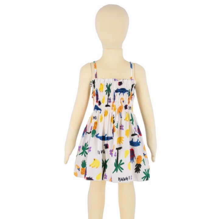 New%20Girls%20Floral%20Strappy%20Sundress%20Summer%20Elegant%20Beach%20Dress%20Baby%20Toddler%20Fashionable%20Casual%20Party%20Dresses%20-%20Image%206
