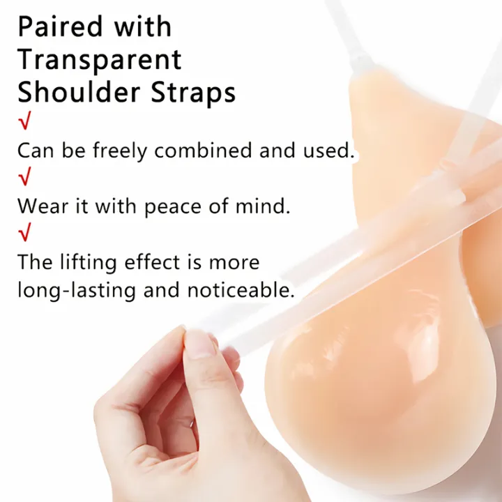 New%20Silicone%20Invisible%20Bra%20With%20Shoulder%20Strap%20Lift%20Up%20Nipple%20Cover%20Reuseable%20Adhesive%20Breast%20Petals%20For%20Dress%20Backless%20Wear%20-%20Image%205