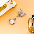 【New design】1PC Cute Butterfly shaped Nurse Watch Student Fashion Watch Skill Exam Form Competition Timing Table Pin Table. 